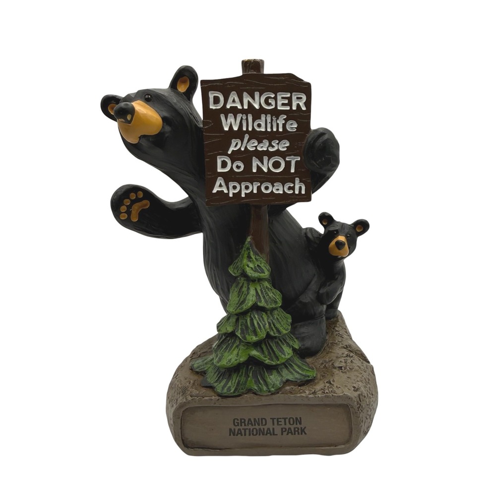 Bearfoots Bear Figurine Grand Teton National Park Bear Jeff Flemig